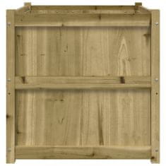 Vidaxl Vrtno korito 70x70x70 cm impregnirana borovina