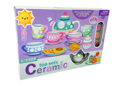 Lean-toys Ustvarjalni set za čajanko iz porcelana s piškoti