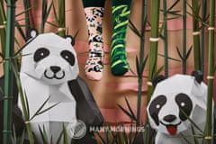 Many Mornings Sweet Panda nogavice, visoke, 35-38