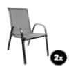 Aga 2x Vrtni stol MR4400GY-2 Siva