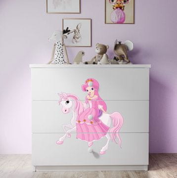 Furnitura PREDALNIK DREAMY PRINCESKA NA KONJU (VEČ BARV)