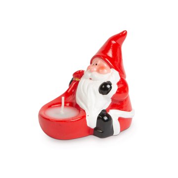 Family Božični svečnik, keramični - 7,5 x 5,7 x 7 cm