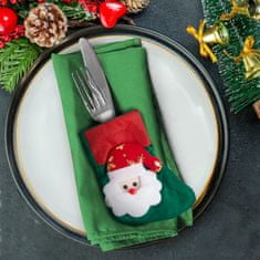 Family Božični dekor za jedilni pribor - 12 cm - 2 vrsti - 2 kos / pak
