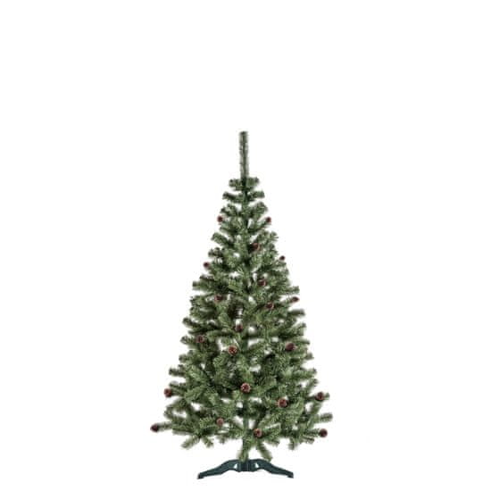 Aga Božično drevo Aga 150 cm z borovimi storži