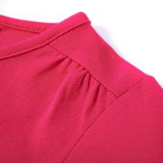 Greatstore Otroška majica z dolgimi rokavi napis love živo roza 92