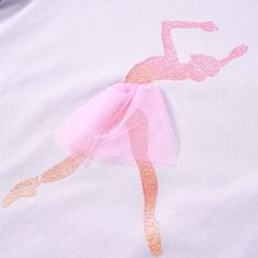 Vidaxl Otroška majica z dolgimi rokavi svetlo lila 104