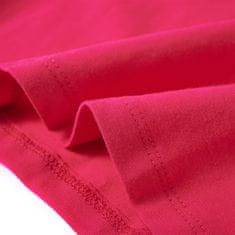 Vidaxl Otroška majica z dolgimi rokavi motiv sove živo roza 92