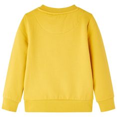 Vidaxl Otroški pulover temno oker 116
