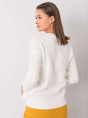 RUE PARIS Klasičen ženski pulover Whalley ekru Universal