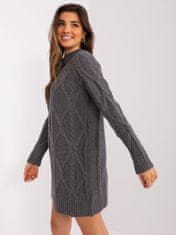 Badu Ženska pulover obleka Whitewood temno siva Universal