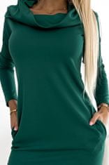 Numoco Ženska pulover obleka Chabooka zelena L