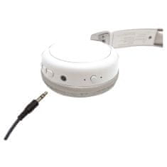 Lexibook Zložljive brezžične slušalke bele