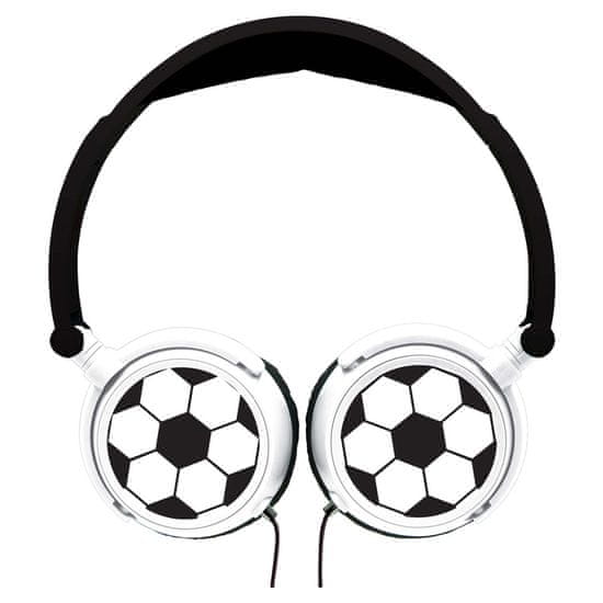 Lexibook Zložljive žične slušalke z nogometnim dizajnom