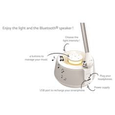 Lexibook Namizna LED svetilka z zvočnikom