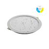 TES Vgradni LED panel okrogli IP54 12W 3CCT 1250lm fi 145x26mm/135mm za vlažne prostore