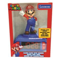 Lexibook Budilka s 3D figurico Super Mario