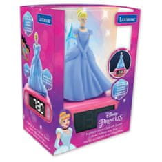 Lexibook Budilka z 3D nočno lučko Disneyjeva princesa Pepelka