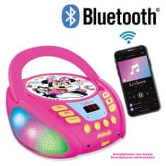 Lexibook Svetleči Bluetooth CD predvajalnik Miška Minnie