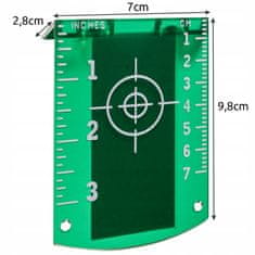 BIGSTREN Magnetna tarča za zelene laserske nivelirje 10cm