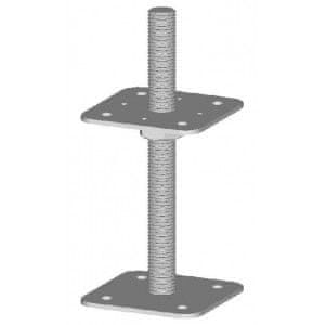 STREFA Lesena noga za steber 250x110x110, ZB / paket 1 kos