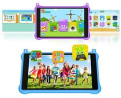 Blackview TAB 50 KIDS tablični računalnik, 8, 3GB+64GB, IPS HD+, Android, moder