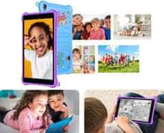 Blackview TAB 50 KIDS tablični računalnik, 8, 3GB+64GB, IPS HD+, Android, moder