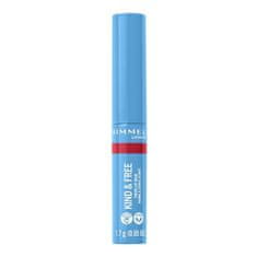 Rimmel Kind & Free Tinted Lip Balm obarvan balzam za ustnice 4 g Odtenek 005 turbo red