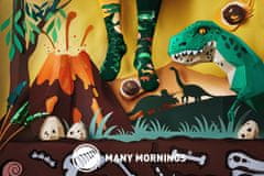 Many Mornings The Dinosaurs nogavice, visoke, 43-46