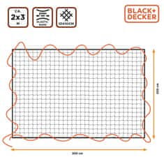 Blow Zaščitna mreža za prikolice in vozila 2x3m 10x10cm