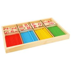 Ikonka Aga Izobraževalni set Leseno računalo