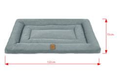 Mersjo Pasja postelja Super King siva 122x73 cm