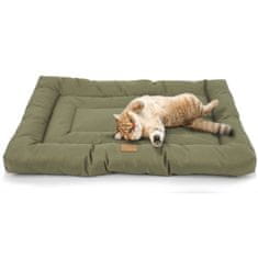 Kraljeva olivna pasja postelja 107x69 cm
