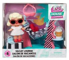 L.O.L. Surprise! Presenečenje L.O.L.! Pohištvo s punčko, serija 6 - Holiday Comfort &amp; Leading Baby