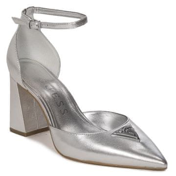 Guess Salonarji elegantni čevlji srebrna FLPBSYLEM08SILVE