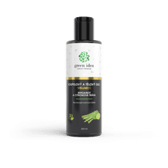 GREEN IDEA Bergamotka in limonska trava v mandljevem olju 200 ml