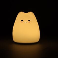 MG Little Cat RGB brezžična nočna svetilka, bela