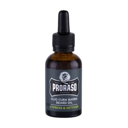 Proraso Cypress & Vetyver Beard Oil olje za brado z vonjem ciprese in vetiverja