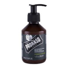 Proraso Cypress & Vetyver Beard Wash šampon za brado z vonjem cipres in vetiverja 200 ml za moške