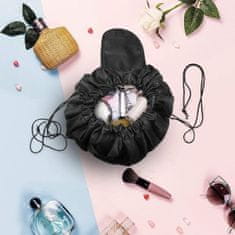 Mormark Kozmetična torbica, Toaletna torbica, Torbica za ličila, Vodoodporna (Črna, 53 x 53 cm) | GLAMSY