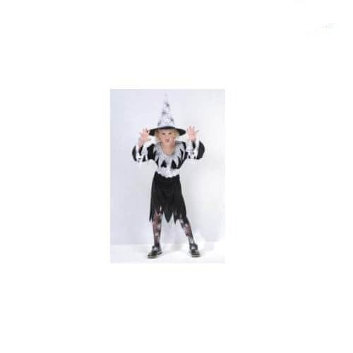 TomatShop Čarovnica črno bela otroški kostum