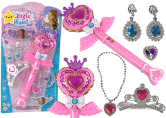 Lean-toys Set za princesko, roza