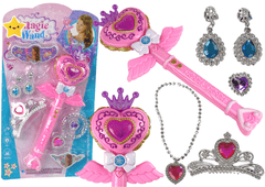 Lean-toys Set za princesko, roza