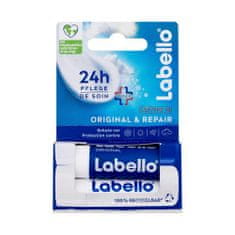 Labello Original + Repair 24h Moisture Lip Balm Set balzam za ustnice Original Care 4,8 g + balzam za ustnice Med Repair 4,8 g