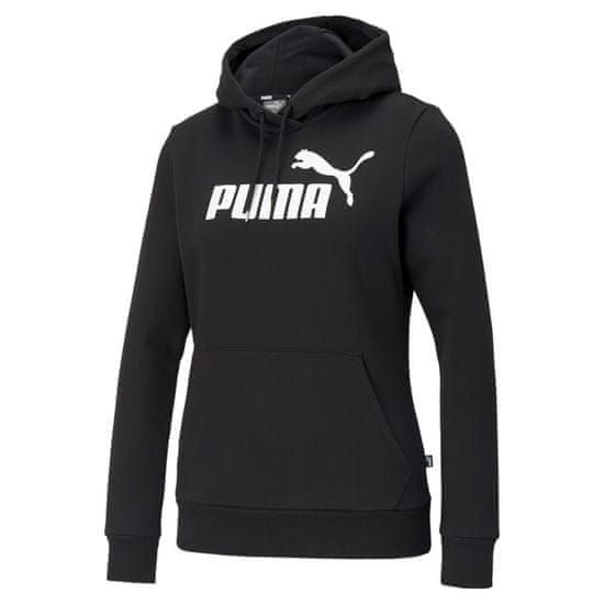 Puma Športni pulover črna Ess Logo
