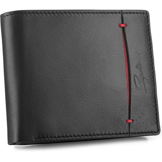 ZAGATTO Moška usnjena denarnica, horizontalna, ZG-N992-F4 RFID Secure