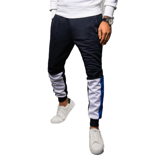 Dstreet Moške športne hlače IMKA temno modre ux4106