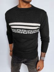 Dstreet Klasični moški pulover Carnwenell črna XXL