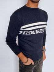 Dstreet Klasični moški pulover Teins tmavo modrá XXL