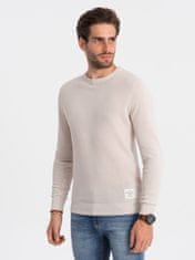 OMBRE Klasični moški pulover Avawr bež M