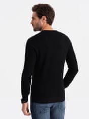 OMBRE Klasični moški pulover Avawr črna S